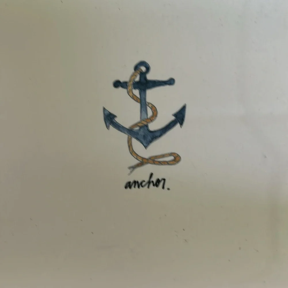 NWOT Rae Dunn starfish & anchor themed tray/platter - Picture 4 of 5
